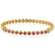 Ruby Beaded Nutmeg Bangle